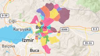 bornova semt haritası